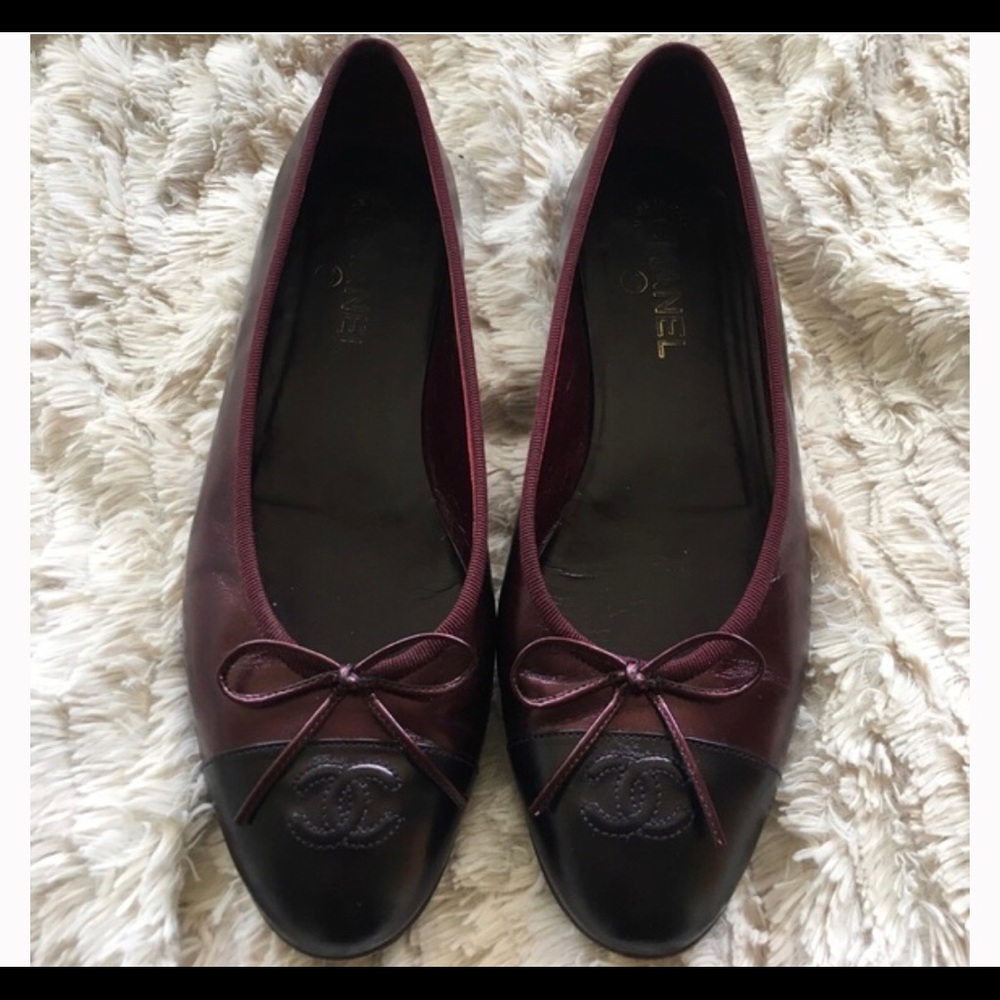 Chanel Ballerina Bow Flats.